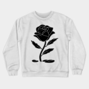 Black Rose Crewneck Sweatshirt